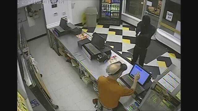 WEB EXTRA: Armed Robbery At Little Caesars Restaurant In OKC