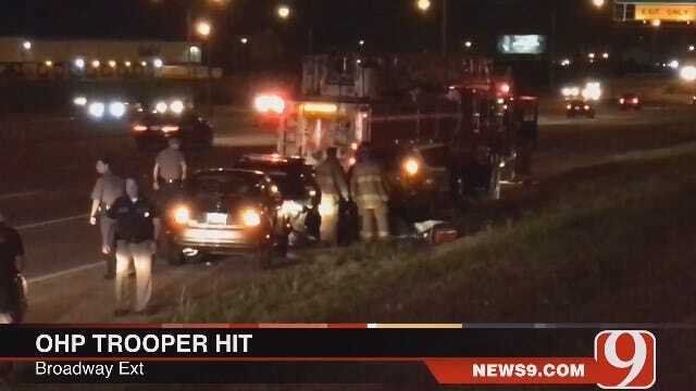 News 9 Photojournalist Arrives On Scene OHP Trooper Accident