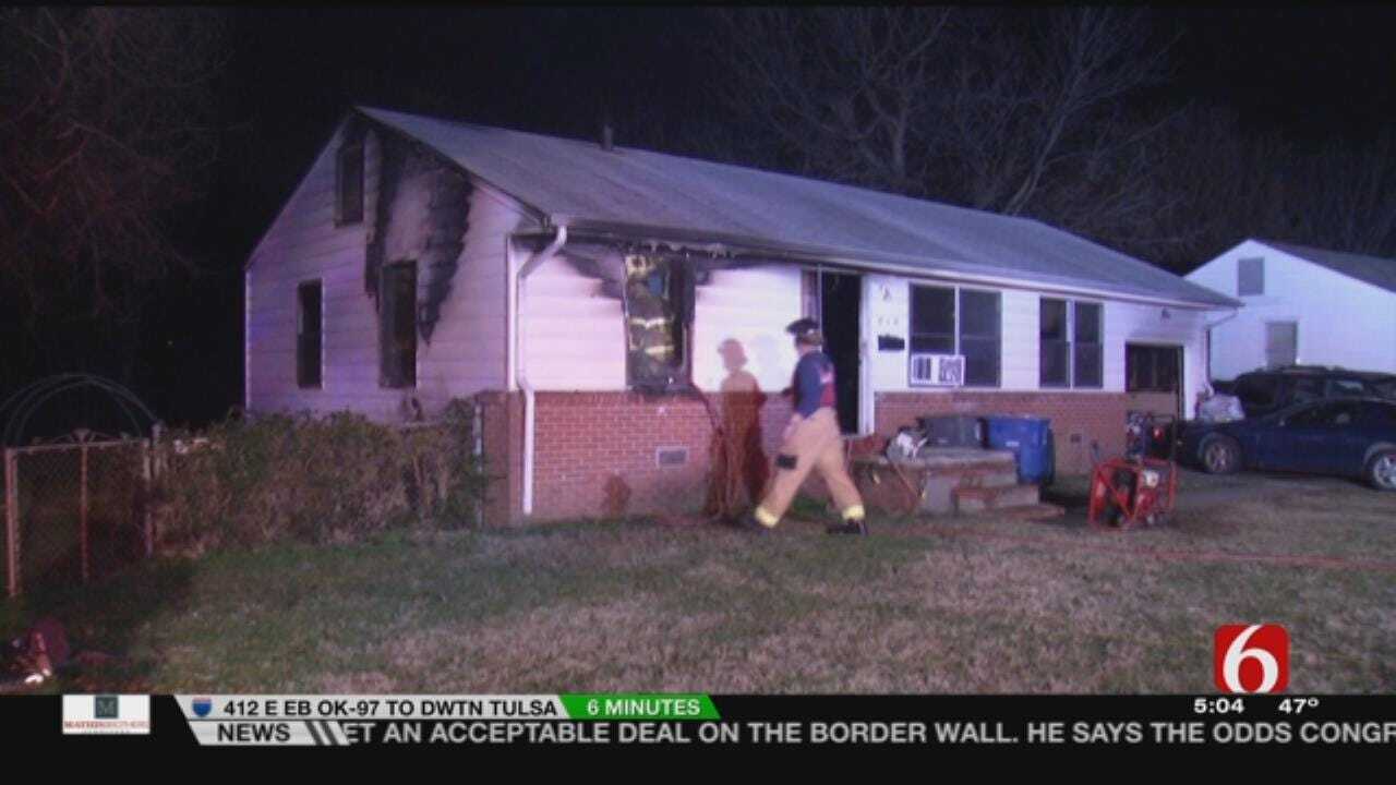 Woman Hurt When Fire Damages Tulsa Home