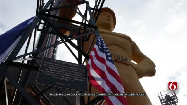 $3 Million Renovations Coming To Golden Driller Plaza, First Upgrades Since 1966
