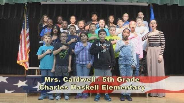 Mrs. Caldwell's 5th Grade Class at Charles Haskell Elementary School