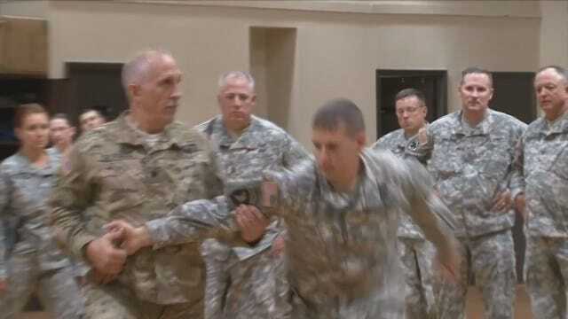 Oklahoma Guardsmen Train To Carry Weapon On Job