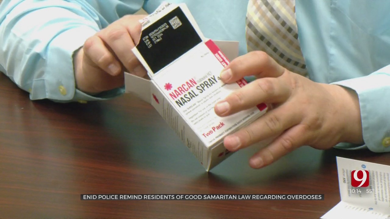 Enid Police Remind Public About Good Samaritan Law As Overdose Calls Spike