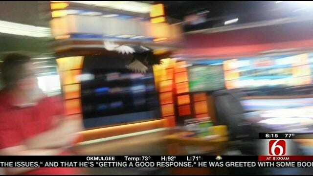 WATCH: Southern Ground Hornbill On 6 In The Morning Flies Through Newsroom