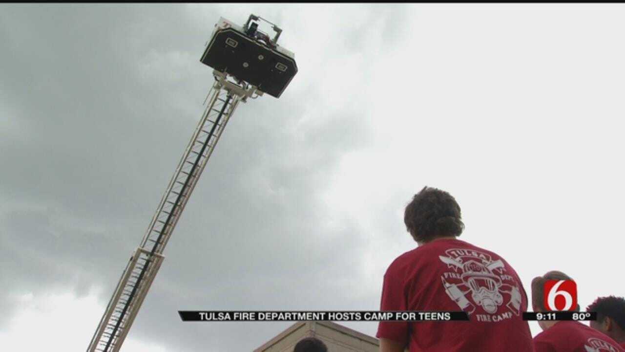 TFD Hosts Fire Camp for Tulsa Teens