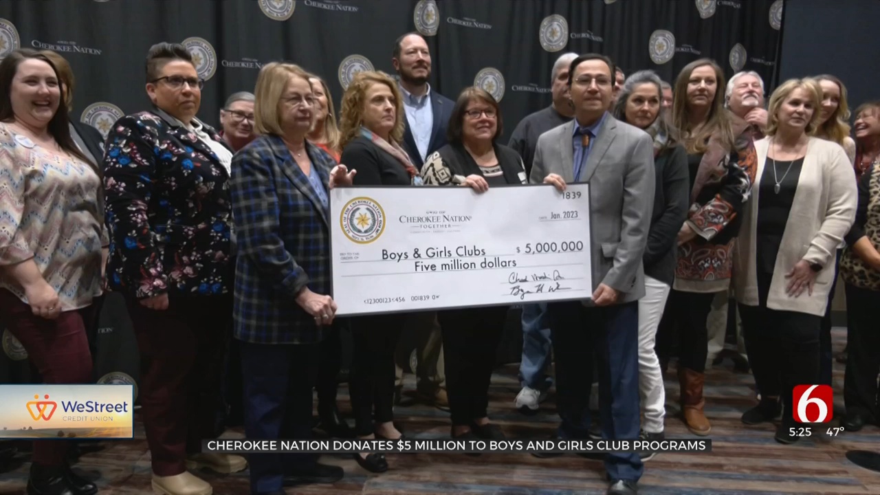 Cherokee Nation Donates $5 Million To Boys And Girls Club Programs