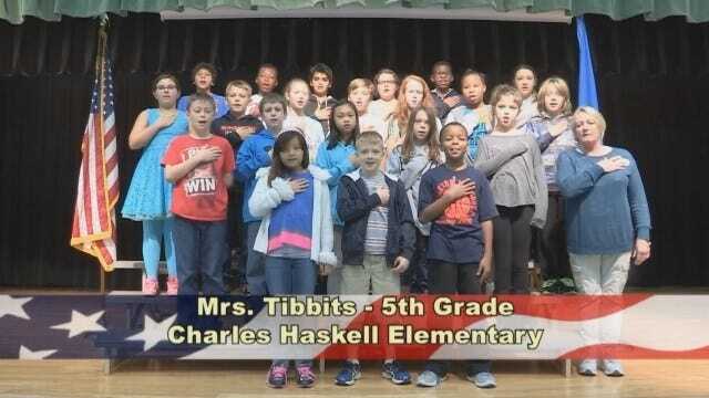 Mrs. Tibbits' 5th Grade Class At Charles Haskell Elementary School