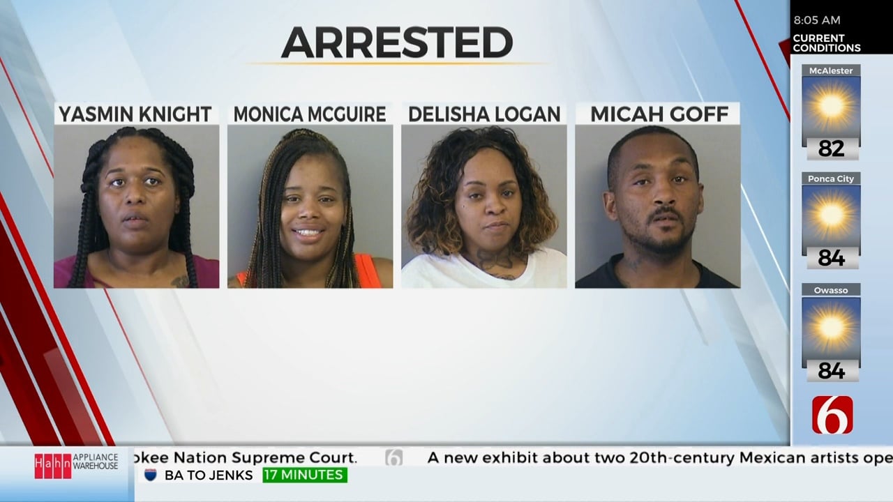 4 Arrested In Connection With Theft At Tulsa Beauty Store