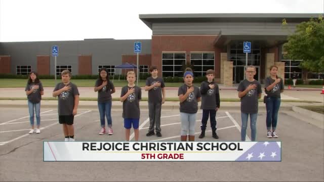 Daily Pledge: Rejoice Christian School 5th Graders