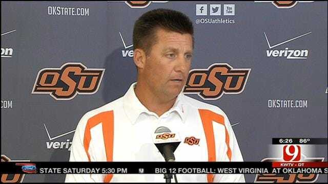 Gundy Discusses Decision To Name Walsh Permanent Starter