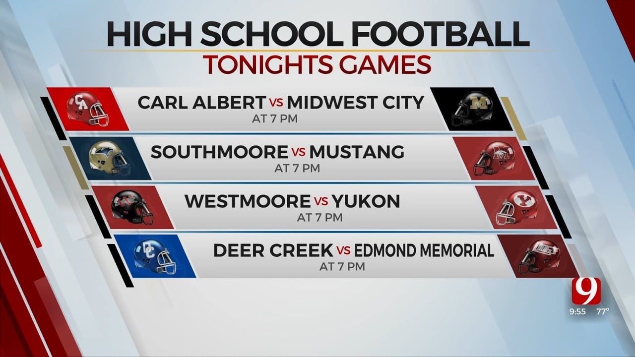Friday Night Lights: Don't Miss The Action As Oklahoma High Schools Hit The Field For Week 1