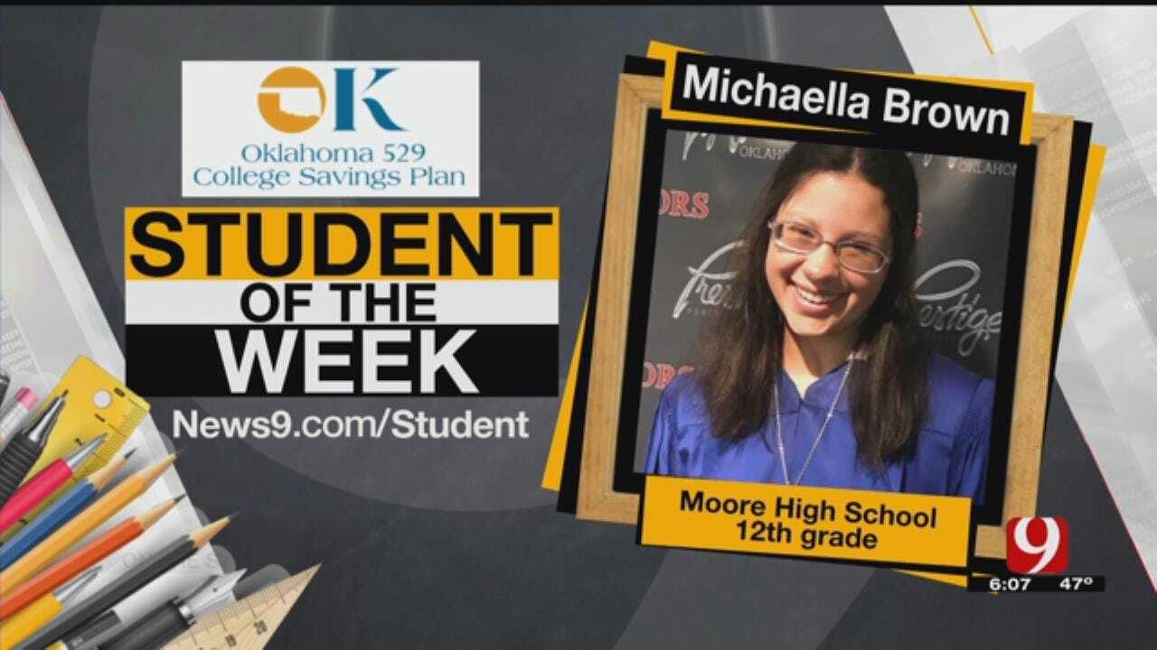 Student Of The Week: Michaella Brown From Moore Public Schools