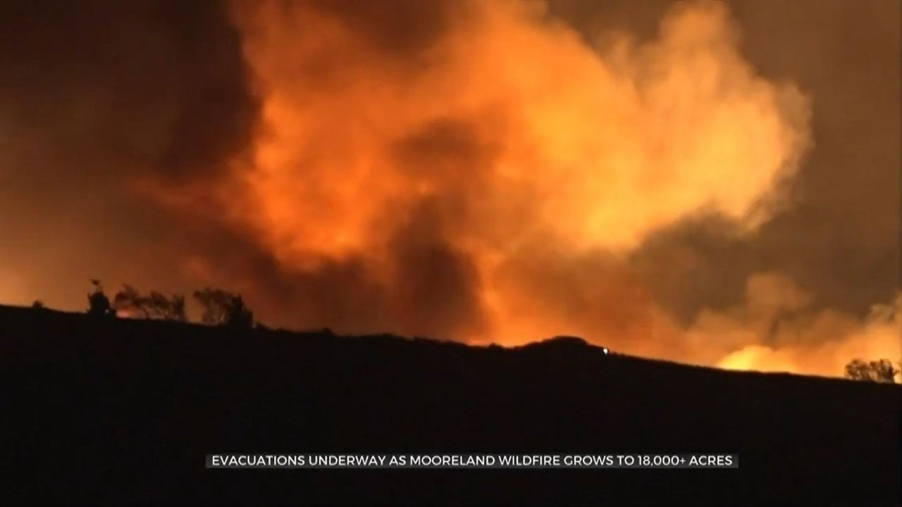 More Than 19,000 Acres Burned In Mooreland Fire