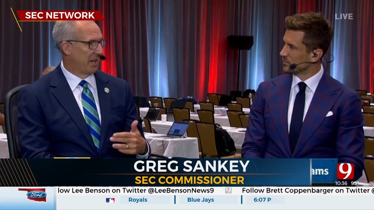 Sankey Talks OU, Texas At SEC Media Days