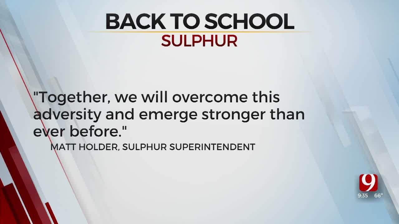 Sulphur Students Return To School Following Tornado Outbreak