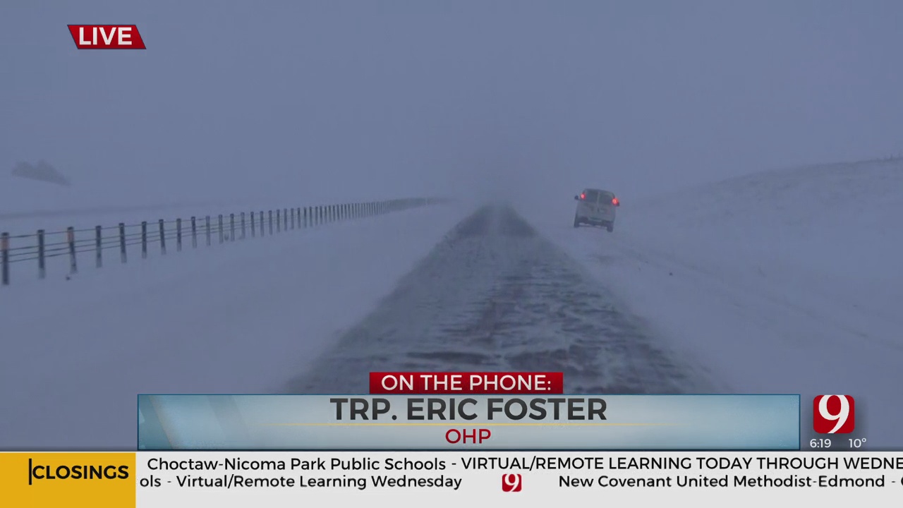 WATCH: OHP Provides Update On Changing Road Conditions As Visibility Decreases 
