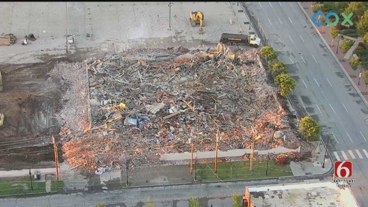 WATCH: Downtown Tulsa Building Demolished