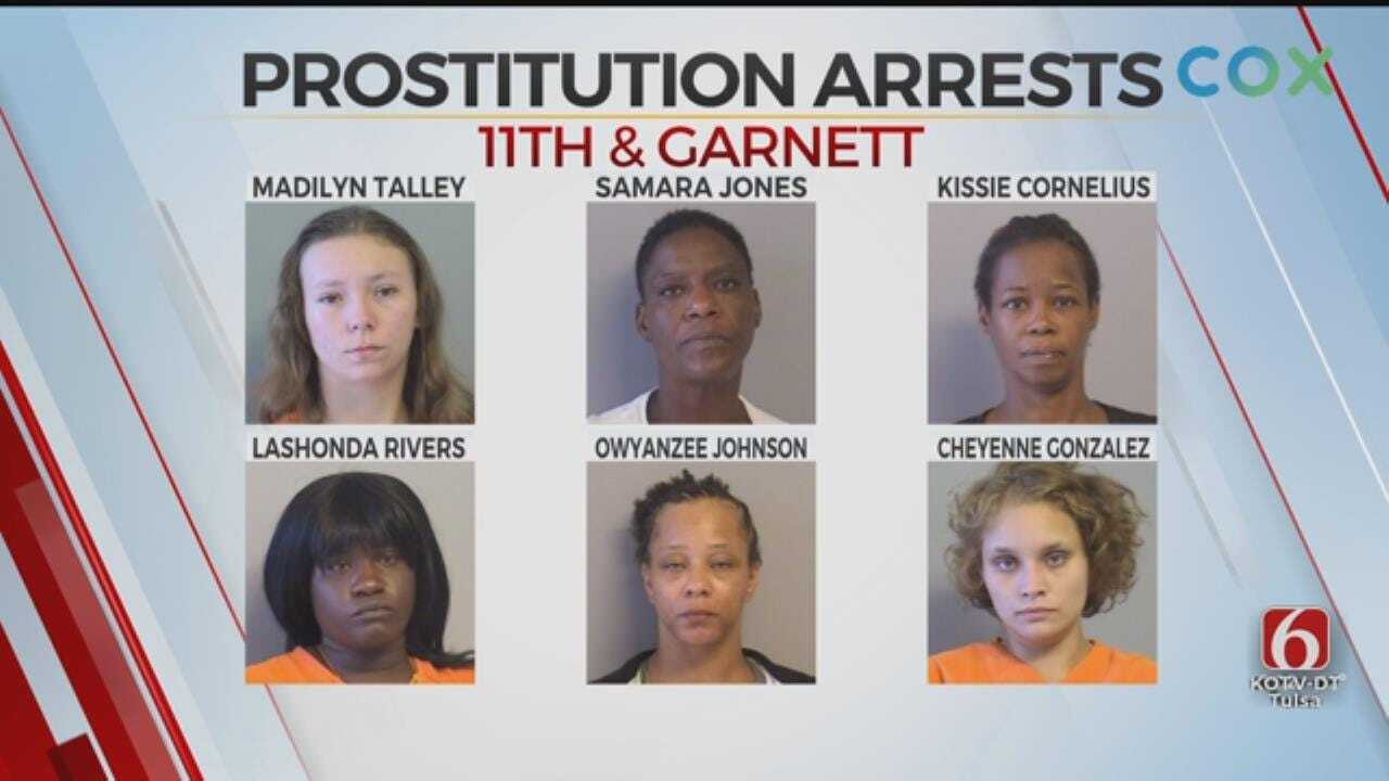 Tulsa Police Arrest 6 Women Accused Of Prostitution