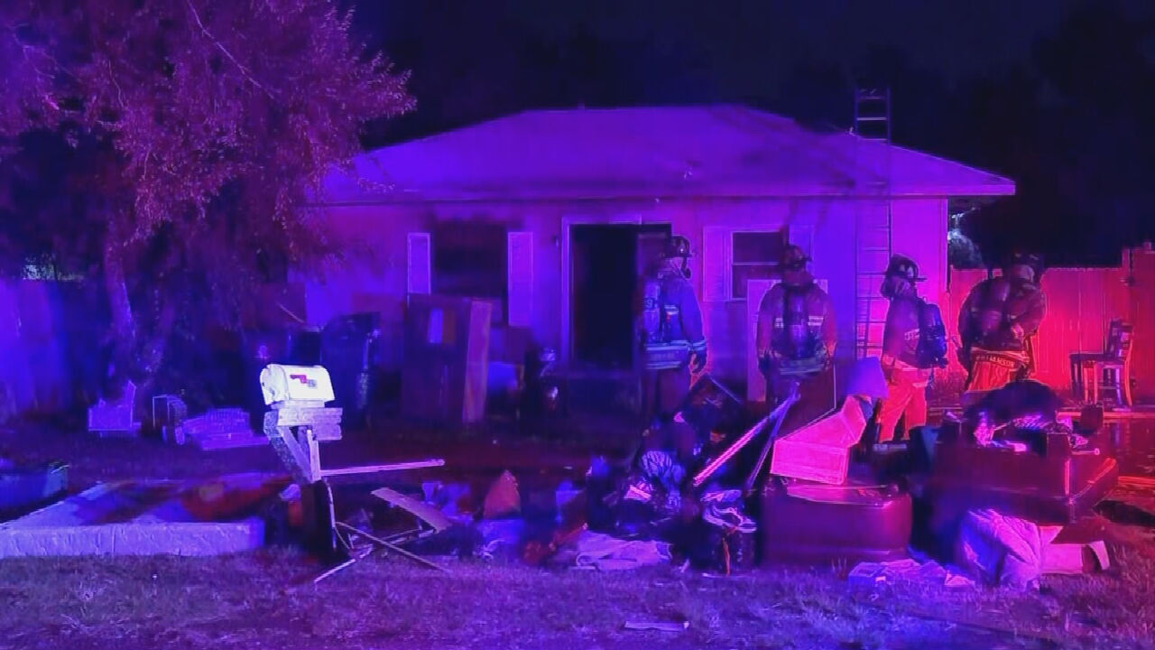 OKC Firefighters Investigate House Fire In Northwest OKC
