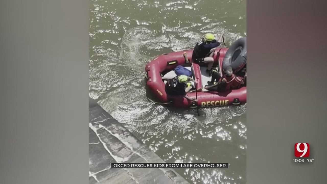 4 Children Rescued At Lake Overholser After They Were Caught In Current