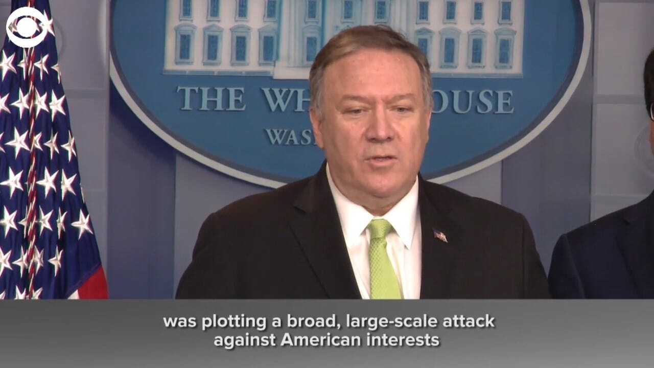Pompeo On Soleimani: He 'Was Plotting A Broad, Large-Scale Attack Against American Interests'