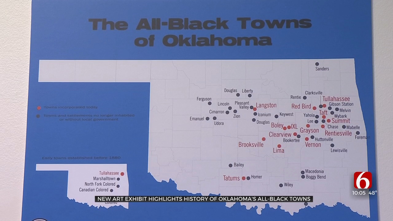 New Art Exhibit Highlights History Of Oklahoma's All-Black Towns