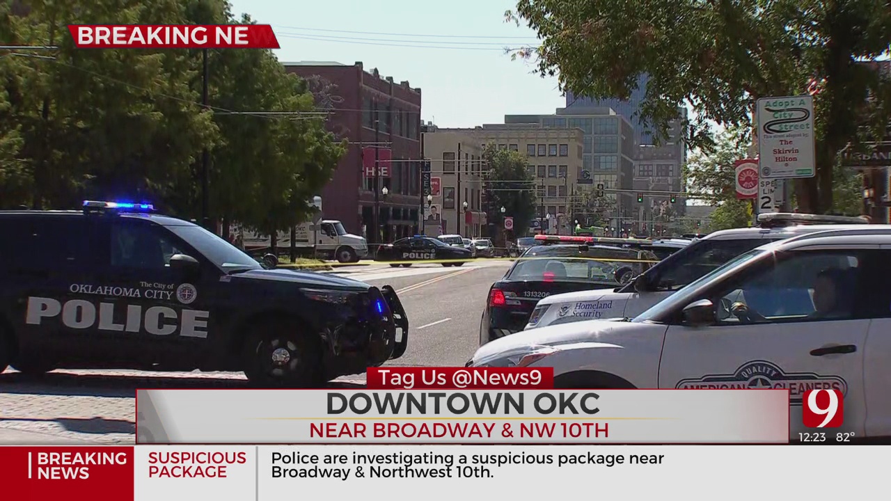 Police Give 'All-Clear' After Investigating Suspicious Package In OKC's Automobile Alley