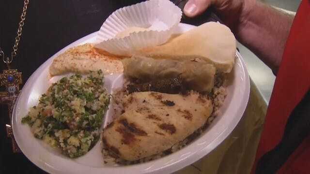WEB EXTRA: Travis Meyer At St. Antony's For Some Lebanese Food