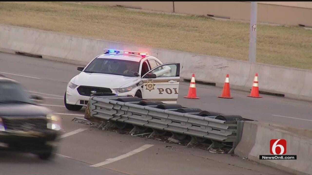 Motorcyclist Thrown Off Bridge In Tulsa Wreck