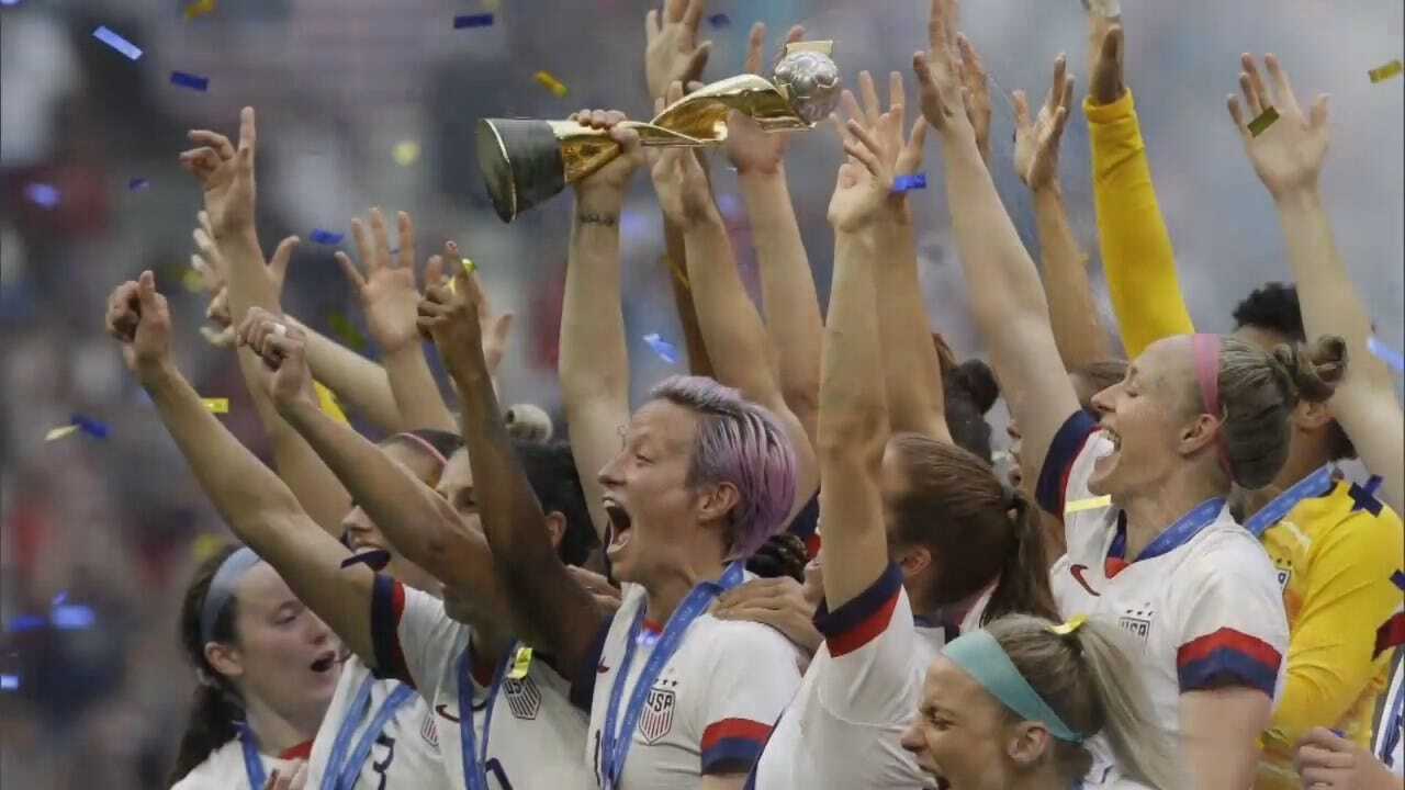 U.S. Women's National Team Wins World Cup, Crowd Chants For Equal Pay