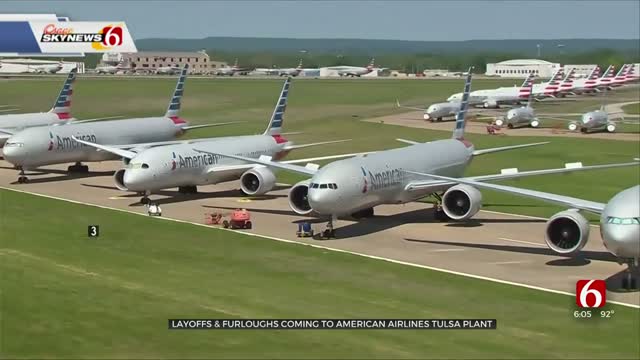 Layoffs, Furloughs Coming To American Airlines Tulsa Plant 