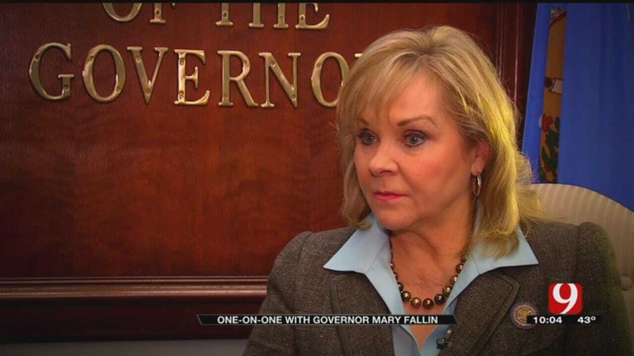 ONLY ON 9: One-On-One With Gov. Fallin On 2017 Budget, Capitol