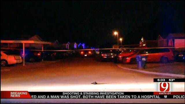 Police Investigate Shooting, Stabbing In Southeast OKC