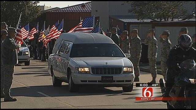 Body Of Fallen Oklahoma Soldier Returns Home In Solemn Ceremony