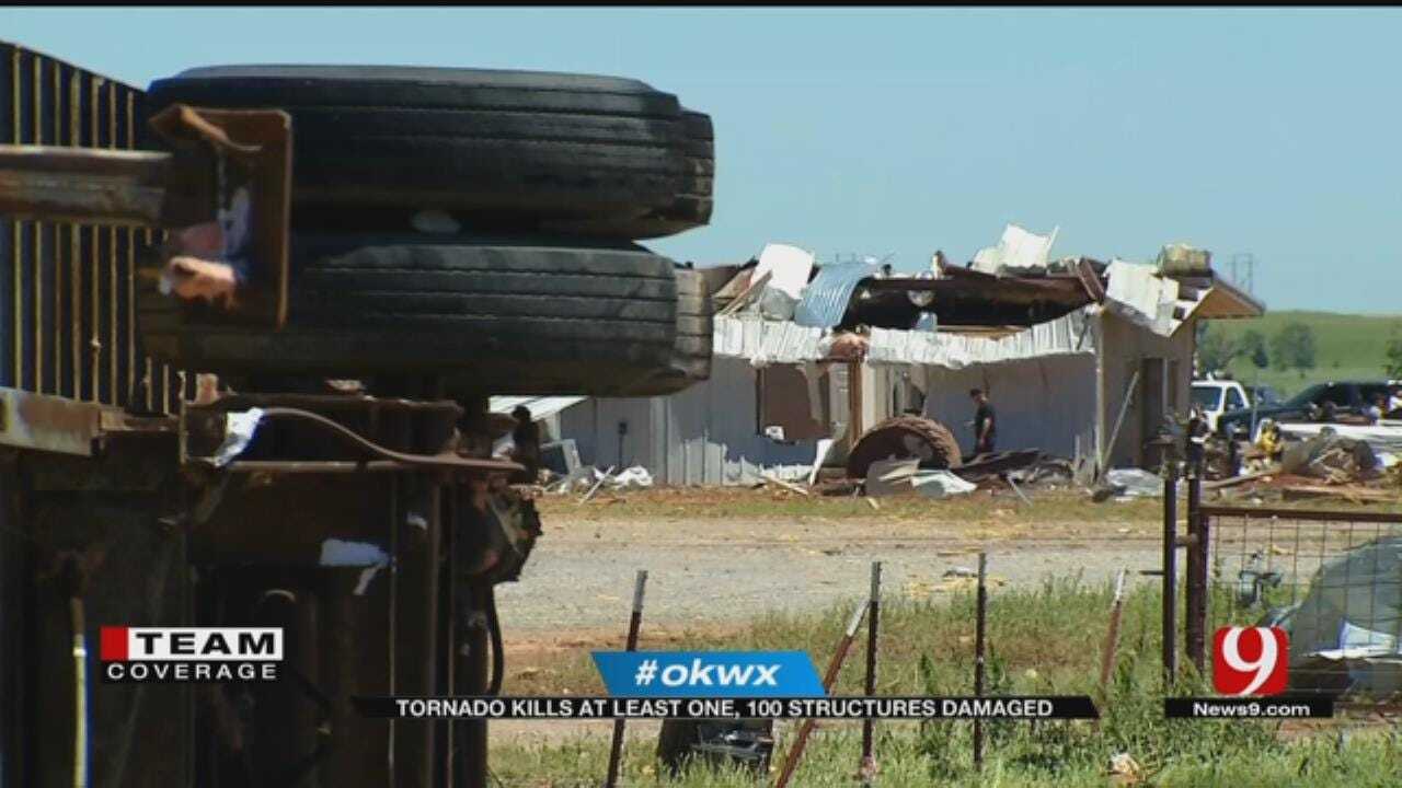 Residents Survey Damage After Deadly Tornado Rips Through Elk City