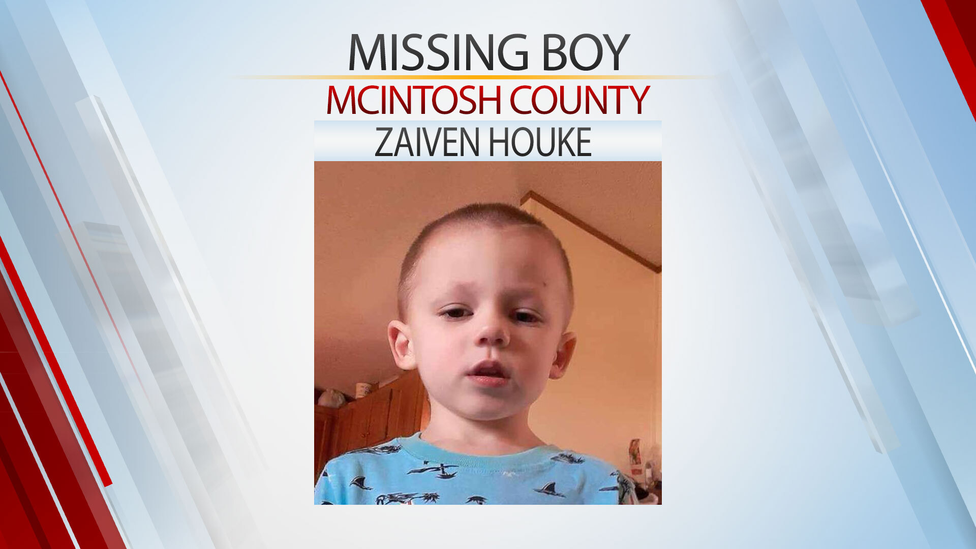 McIntosh County Sheriff Searching For Missing 4-Year-Old Boy