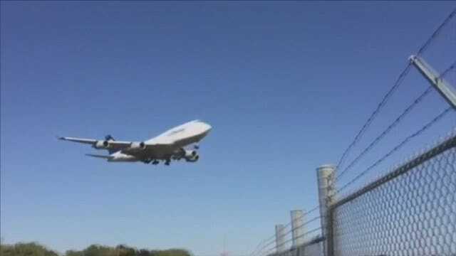 WEB EXTRA: Lufthansa Boeing 747-400 Makes Final Flight, To Tulsa