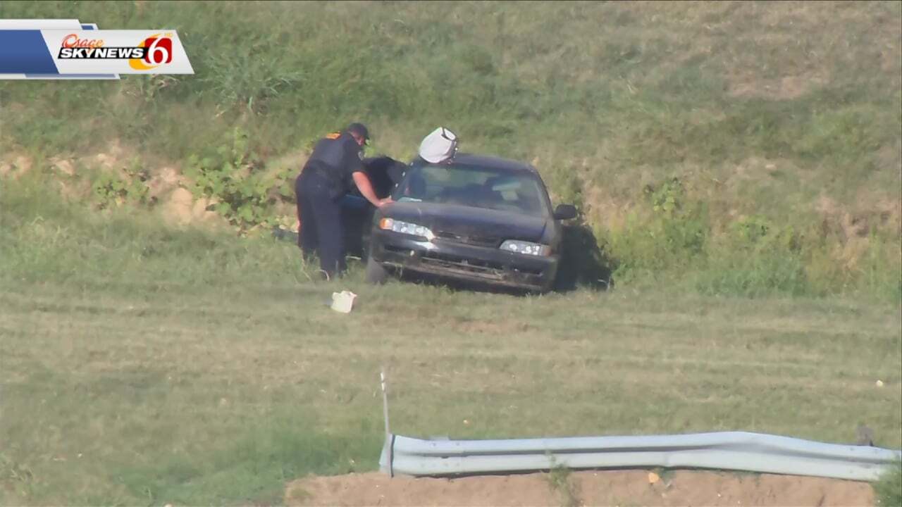 Stolen Car Chase Ends With Crash In Sand Springs 