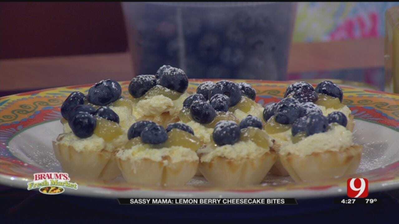 Lemon Berry Cheesecake Bites