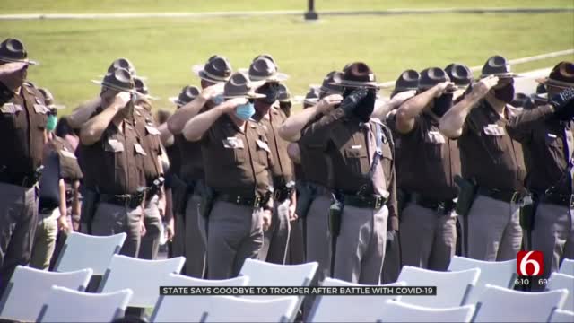 Oklahoma Says Goodbye To Trooper After Battle With COVID-19 