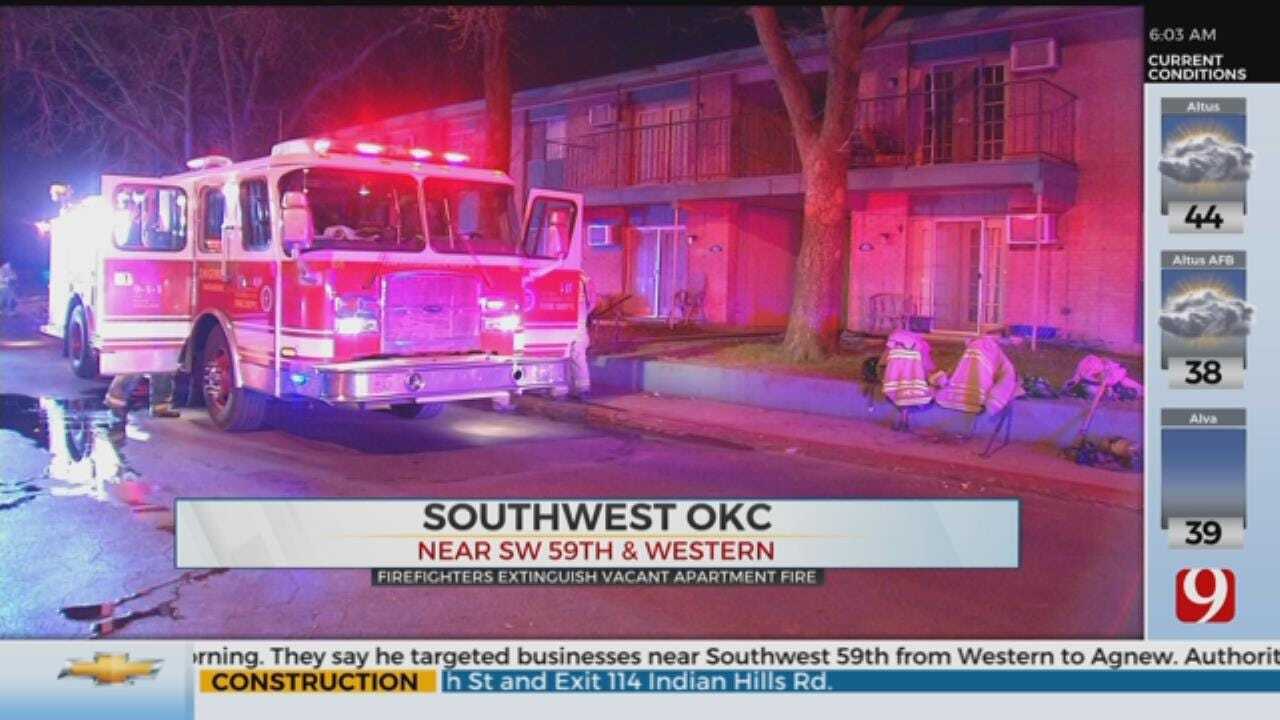 Firefighters Investigate Cause Of SW OKC Apartment Fire