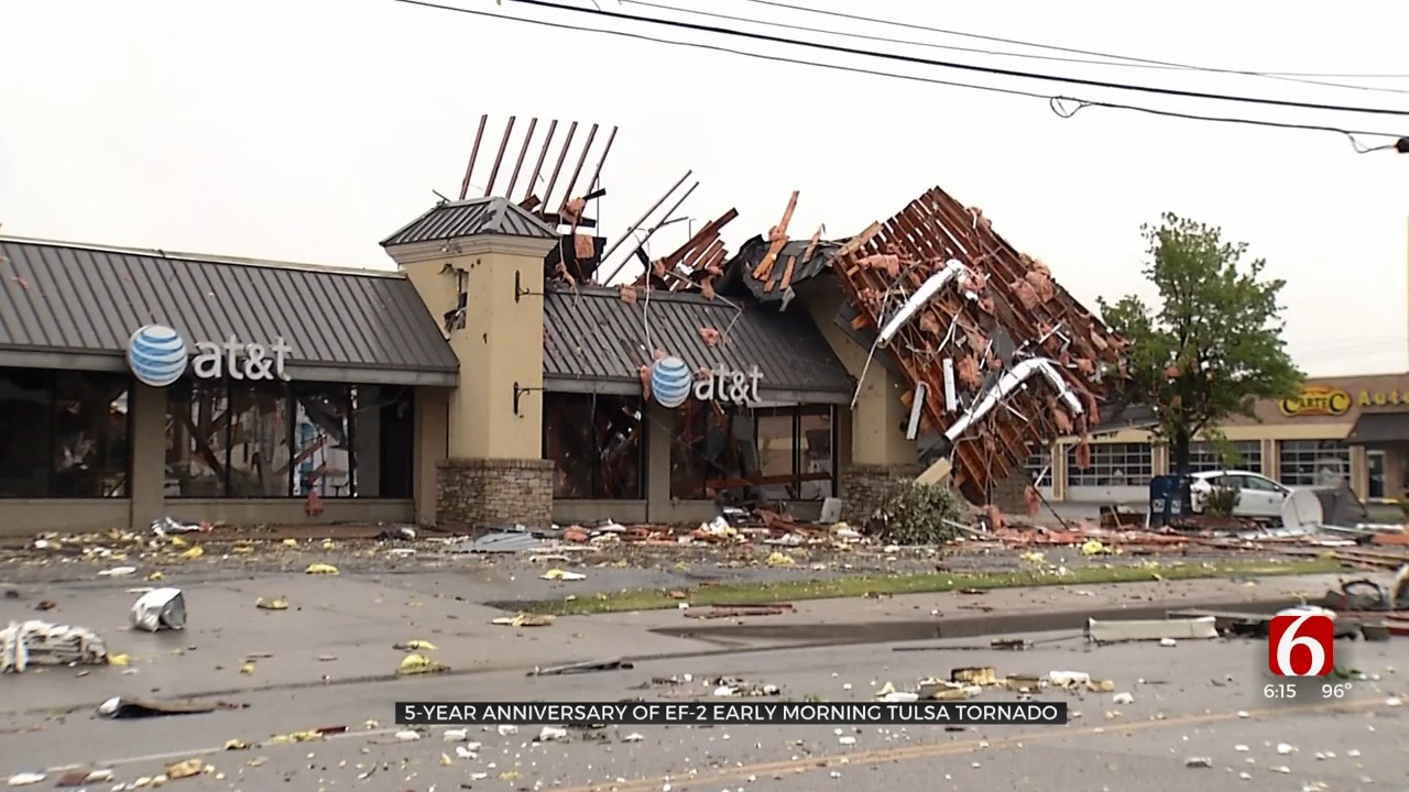 Saturday Marks 5 Years Since Early-Morning Tulsa Tornado