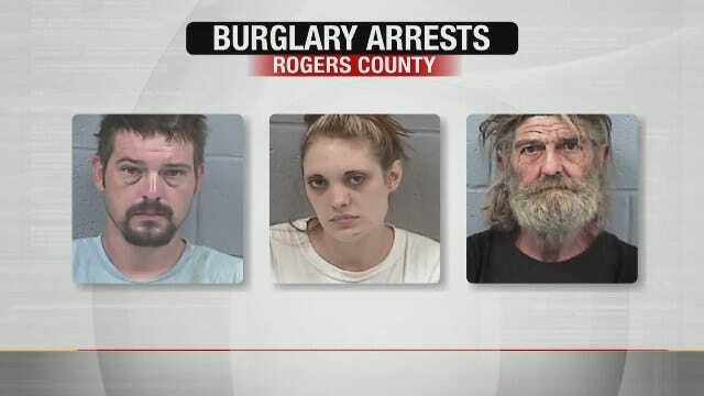 Three Arrested In Rogers County Burglary Ring