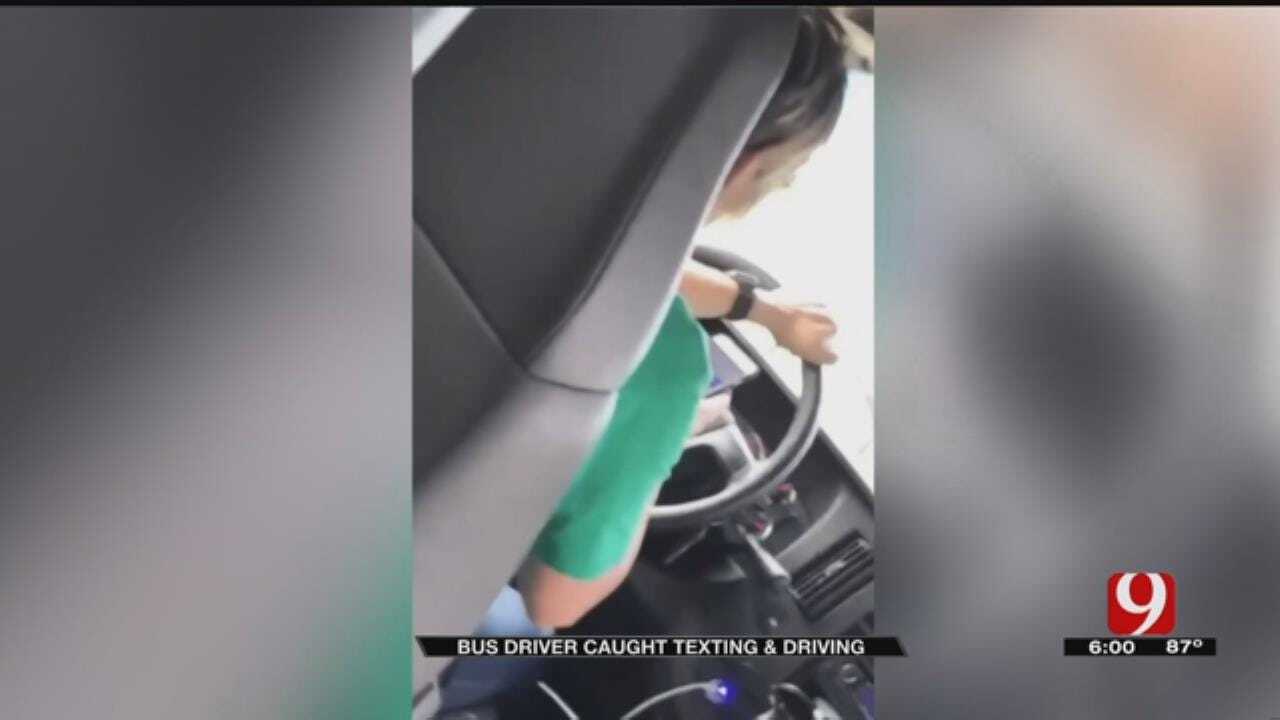Chickasha Teacher Caught On Video Texting While Driving School Bus