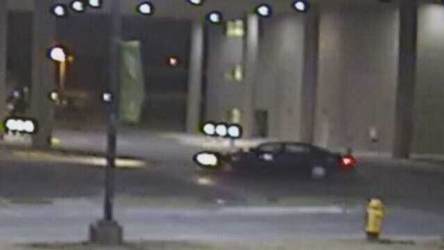 WEB EXTRA: Security Footage Of Reckless Driver