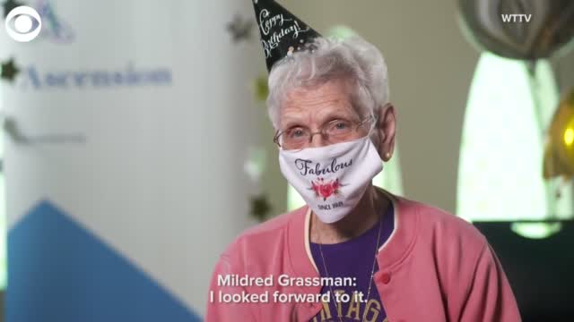 WATCH: Woman Celebrates 100th Birthday With Getting 2nd Dose Of The COVID-19 Vaccine