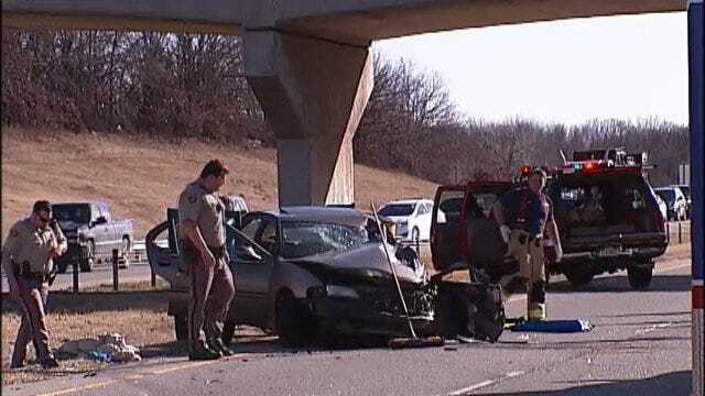 WEB EXTRA: Scenes From Wrong-Way Driver Wreck On Highway 75