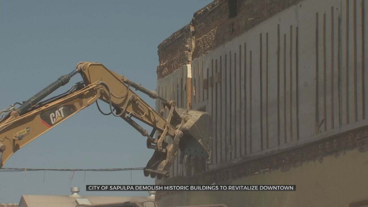 City Of Sapulpa Demolishes Historic Building To Revitalize Downtown 