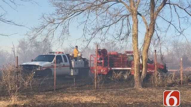 Allison Harris On Grass Fire In East Claremore