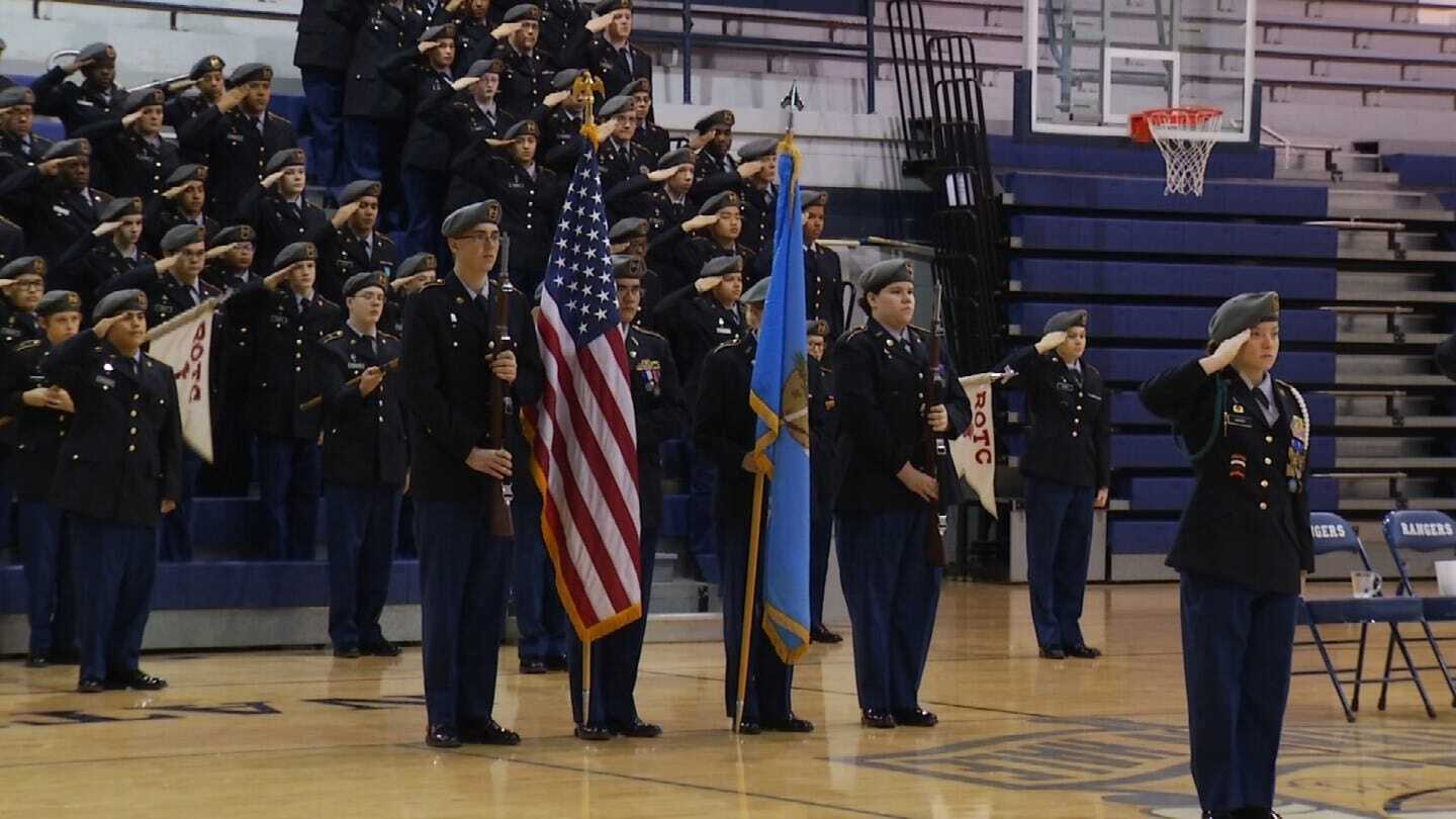 After Parade Canceled, Nathan Hale ROTC Holds Ceremony Honoring Veterans